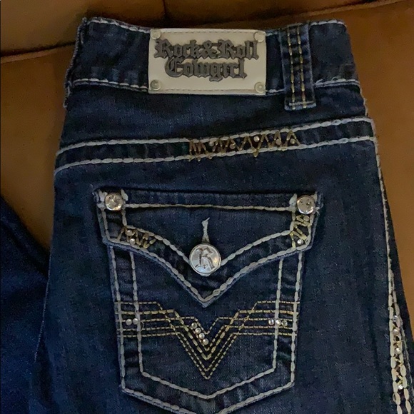 Rock and Roll Cowgirl Bootcut Jeans! Size 26! - Picture 2 of 4